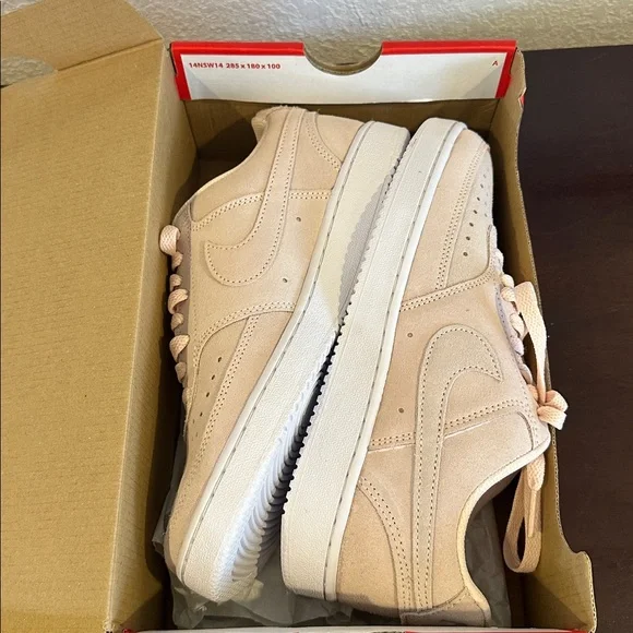 Nike women's court vision low 
blush pink- never worn - Picture 2 of 3